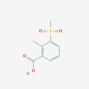 molecular formula C9H10O4S B1465095 2-Methyl-3-(methylsulfonyl)benzoic acid CAS No. 1186663-49-9