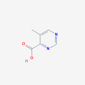 molecular formula C6H6N2O2 B1465100 5-Methylpyrimidine-4-carboxylic acid CAS No. 933683-35-3