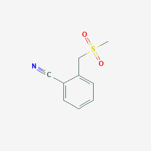 molecular formula C9H9NO2S B1465115 2-(Methanesulfonylmethyl)benzonitrile CAS No. 25195-58-8