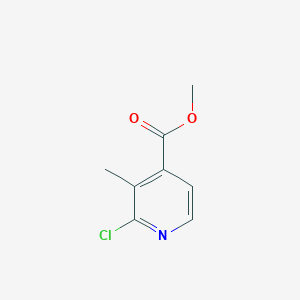 molecular formula C8H8ClNO2 B1465135 2-氯-3-甲基异烟酸甲酯 CAS No. 787596-41-2