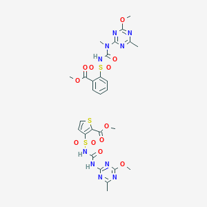 molecular formula C27H30N10O12S3 B146514 Ratio CAS No. 126100-42-3