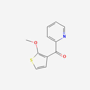 molecular formula C11H9NO2S B1465144 (2-Methoxythiophen-3-yl)-pyridin-2-ylmethanone CAS No. 332134-11-9
