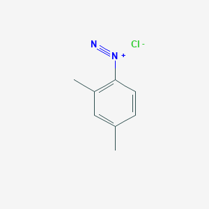 molecular formula C8H9ClN2 B14651445 2,4-Dimethylbenzene-1-diazonium chloride CAS No. 53559-94-7