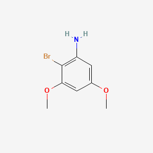 molecular formula C8H10BrNO2 B1465165 2-Bromo-3,5-dimethoxyaniline CAS No. 70277-99-5