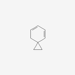 molecular formula C8H10 B14651798 Spiro(2.5)octa-4,6-diene CAS No. 53143-64-9