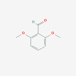 molecular formula C9H10O3 B146518 2,6-Dimethoxybenzaldehyde CAS No. 3392-97-0