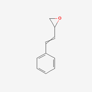 molecular formula C10H10O B14651802 2-(2-phenylethenyl)oxirane CAS No. 50901-75-2