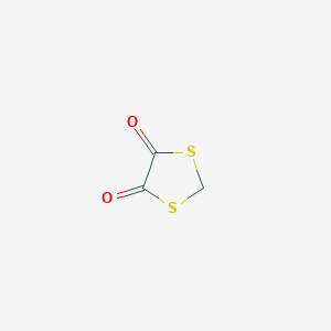 molecular formula C3H2O2S2 B14651815 1,3-Dithiolane-4,5-dione CAS No. 52133-75-2