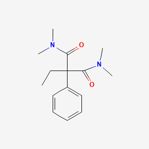 molecular formula C15H22N2O2 B14651819 Propanediamide, 2-ethyl-N,N,N',N'-tetramethyl-2-phenyl- CAS No. 42948-61-8