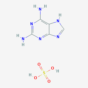 molecular formula C5H8N6O4S B146519 1H-Purine-2,6-diamine, sulfate CAS No. 7280-83-3