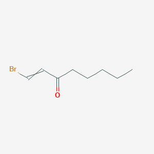 molecular formula C8H13BrO B14651904 1-Bromooct-1-en-3-one CAS No. 52418-89-0