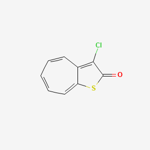 molecular formula C9H5ClOS B14651928 3-Chloro-2H-cyclohepta[b]thiophen-2-one CAS No. 52414-56-9