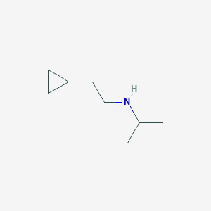 molecular formula C8H17N B1465193 (2-Cyclopropyl-ethyl)-isopropyl-amine CAS No. 1249835-30-0