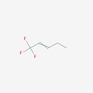 molecular formula C5H7F3 B1465195 1,1,1-Trifluoropent-2-ene CAS No. 406-83-7