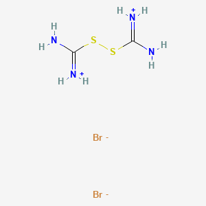 molecular formula C2H8Br2N4S2 B14652068 Formamidine disulfide dihydrobromide CAS No. 50606-57-0