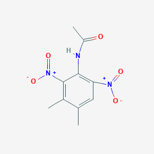 molecular formula C10H11N3O5 B1465207 N-(3,4-dimethyl-2,6-dinitrophenyl)acetamide CAS No. 154603-71-1