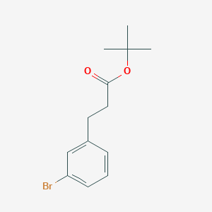 molecular formula C13H17BrO2 B1465208 tert-butyl 3-(3-bromophenyl)propanoate CAS No. 277331-50-7