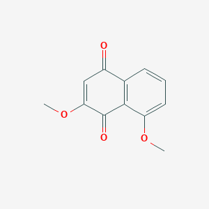 molecular formula C12H10O4 B14652098 1,4-Naphthalenedione, 2,8-dimethoxy- CAS No. 52280-74-7