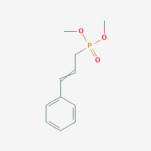 molecular formula C11H15O3P B14652125 Dimethyl (3-phenylprop-2-en-1-yl)phosphonate CAS No. 51533-72-3