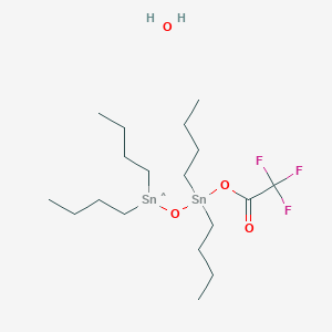 molecular formula C18H38F3O4Sn2 B14652154 CID 78063333 