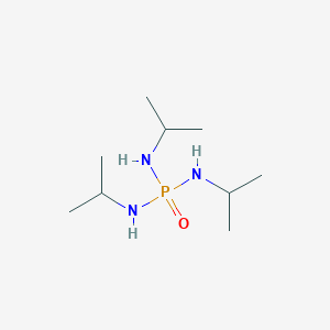 molecular formula C9H24N3OP B14652156 Phosphoric triamide, N,N',N''-tris(1-methylethyl)- CAS No. 53484-45-0