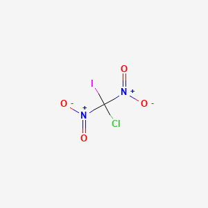 molecular formula CClIN2O4 B14652160 Methane, chlorodinitroiodo- CAS No. 40956-65-8