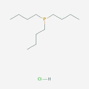 molecular formula C12H28ClP B14652181 Tributylphosphane--hydrogen chloride (1/1) CAS No. 43131-33-5