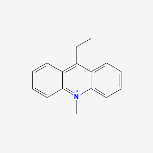 molecular formula C16H16N+ B14652204 9-Ethyl-10-methylacridin-10-ium CAS No. 52328-34-4