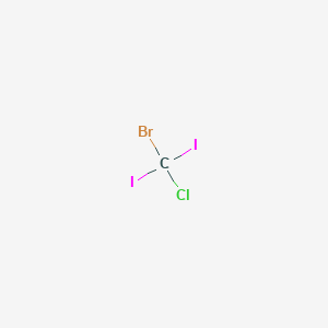 molecular formula CBrClI2 B14652209 Bromo(chloro)diiodomethane CAS No. 40809-94-7