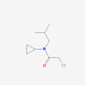 molecular formula C9H16ClNO B1465227 2-氯-N-环丙基-N-(2-甲基丙基)乙酰胺 CAS No. 1184003-20-0