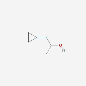 molecular formula C6H10O B14652293 1-Cyclopropylidenepropan-2-ol CAS No. 51499-49-1