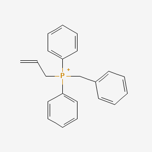 molecular formula C22H22P+ B14652346 Benzyl-diphenyl-prop-2-enylphosphanium CAS No. 53201-22-2
