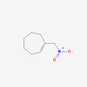 molecular formula C8H13NO2 B14652371 1-(Nitromethyl)cyclohept-1-ene CAS No. 52315-51-2