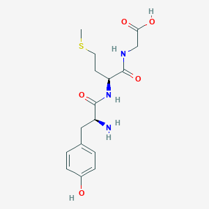molecular formula C16H23N3O5S B14652414 Tyr-Met-Gly CAS No. 47458-68-4