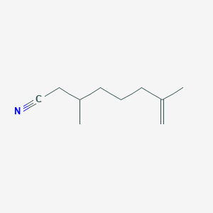 molecular formula C10H17N B14652482 3,7-Dimethyloct-7-enenitrile CAS No. 51566-63-3