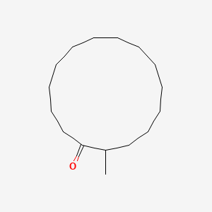 molecular formula C16H30O B14652529 Cyclopentadecanone, 2-methyl- CAS No. 52914-66-6