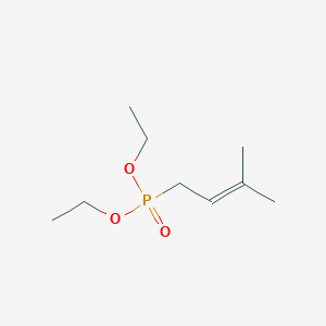 molecular formula C9H19O3P B14652575 Diethyl (3-methylbut-2-en-1-yl)phosphonate CAS No. 51795-72-3