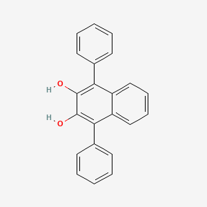 molecular formula C22H16O2 B14652597 1,4-Diphenylnaphthalene-2,3-diol CAS No. 52457-58-6