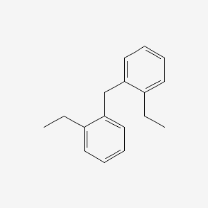 molecular formula C17H20 B14652623 1,1'-Methylenebis(2-ethylbenzene) CAS No. 42343-16-8