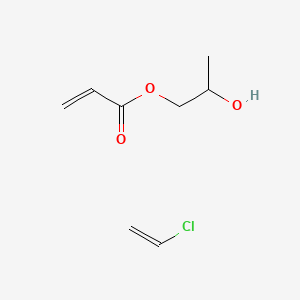 molecular formula C8H13ClO3 B14652627 Chloroethene;2-hydroxypropyl prop-2-enoate CAS No. 53710-52-4