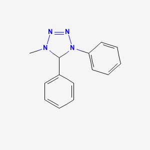molecular formula C14H14N4 B14652653 1-Methyl-4,5-diphenyl-4,5-dihydro-1H-tetrazole CAS No. 51456-62-3