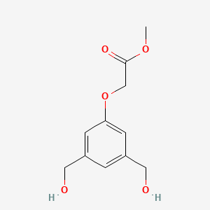 molecular formula C11H14O5 B1465268 Methyl 2-(3,5-bis(hydroxymethyl)phenoxy)acetate CAS No. 1107630-95-4