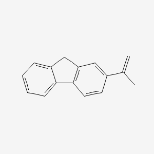 molecular formula C16H14 B14652735 2-(Prop-1-EN-2-YL)-9H-fluorene CAS No. 53744-54-0