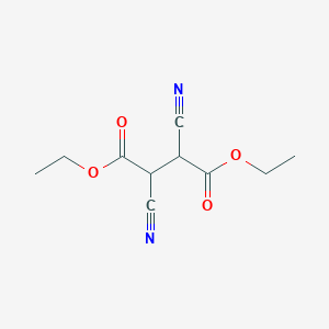 molecular formula C10H12N2O4 B14652753 Diethyl 2,3-dicyanobutanedioate CAS No. 51939-81-2