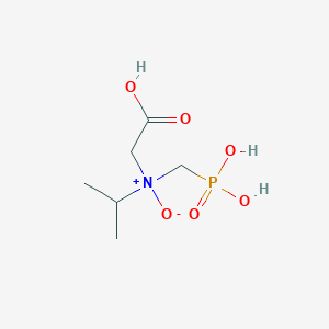 molecular formula C6H14NO6P B14652839 N-(Carboxymethyl)-N-(phosphonomethyl)propan-2-amine N-oxide CAS No. 53792-69-1