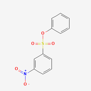 molecular formula C12H9NO5S B14652852 Phenyl 3-nitrobenzenesulfonate CAS No. 41480-04-0