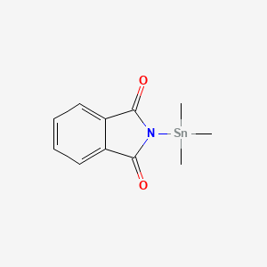 molecular formula C11H13NO2Sn B14652875 2-(Trimethylstannyl)-1H-isoindole-1,3(2H)-dione CAS No. 53583-68-9