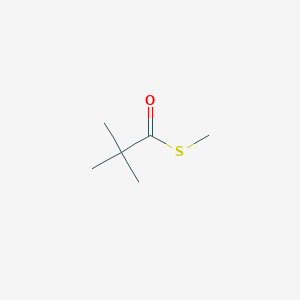 molecular formula C6H12OS B14652901 s-Methyl 2,2-dimethylpropanethioate CAS No. 42075-46-7