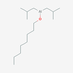 molecular formula C16H35AlO B14652932 Bis(2-methylpropyl)(octyloxy)alumane CAS No. 41329-28-6