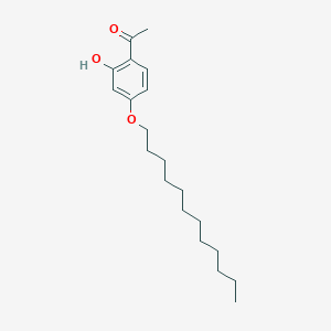 molecular formula C20H32O3 B14652958 Ethanone, 1-[4-(dodecyloxy)-2-hydroxyphenyl]- CAS No. 52122-72-2